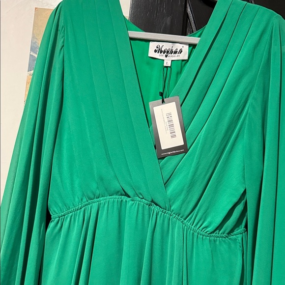 Meghan LA Green High Low Dress - Picture 4 of 6